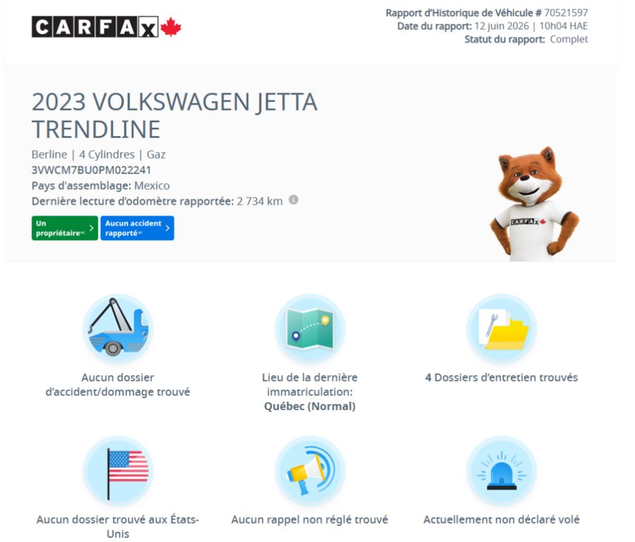 Volkswagen Jetta Trendline | BAS KM | CARPLAY | CAMÉRA | SIÈGES CHAUFFANTS +++ 2023 à Laval, Québec - 2 - w1024h768px