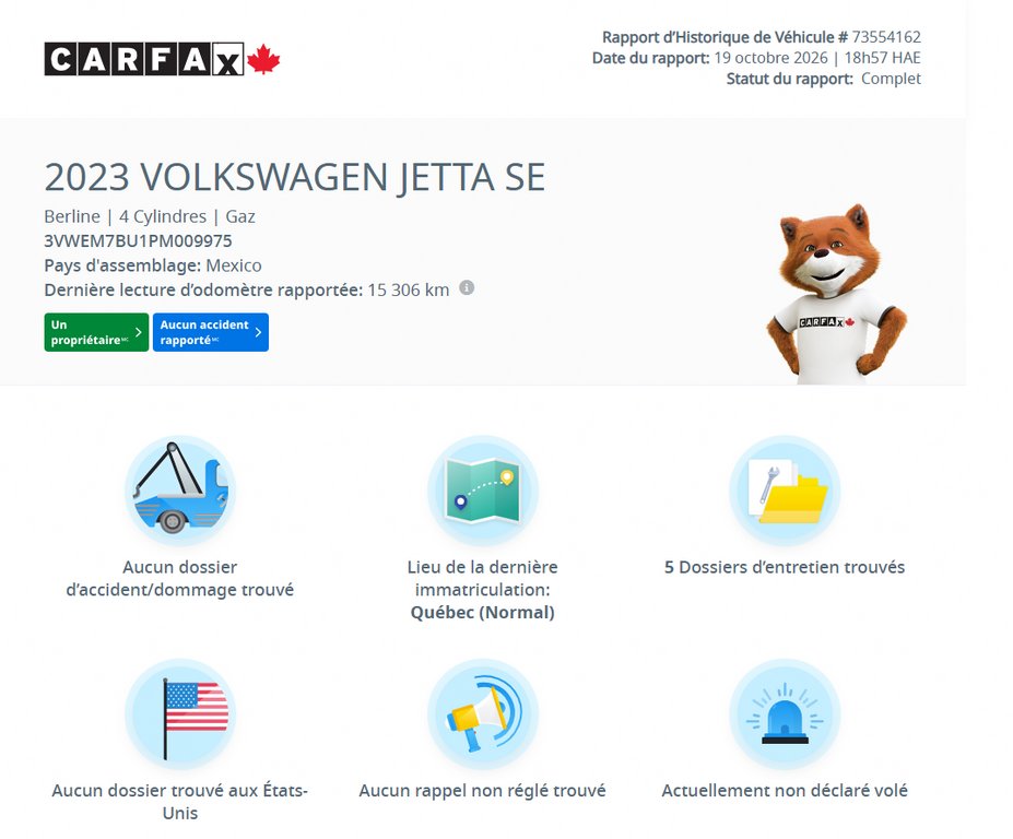 Volkswagen Jetta Comfortline | DÉMARREUR | CUIR | CARPLAY | CAMÉRA +++ 2023 à Laval, Québec - 3 - w1024h768px
