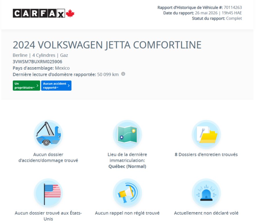 Volkswagen Jetta Comfortline SPORT PACK | TOIT | CARPLAY | CUIR +++ 2024 à Laval, Québec - 2 - w1024h768px