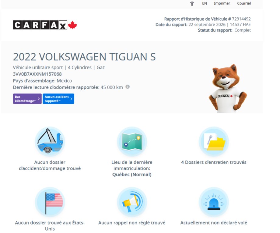 Volkswagen Tiguan Trendline 4MOTION | BAS KM | CARPLAY | CAMÉRA | SIÈGES CHAUFFANTS +++ 2022 à Laval, Québec - 2 - w1024h768px