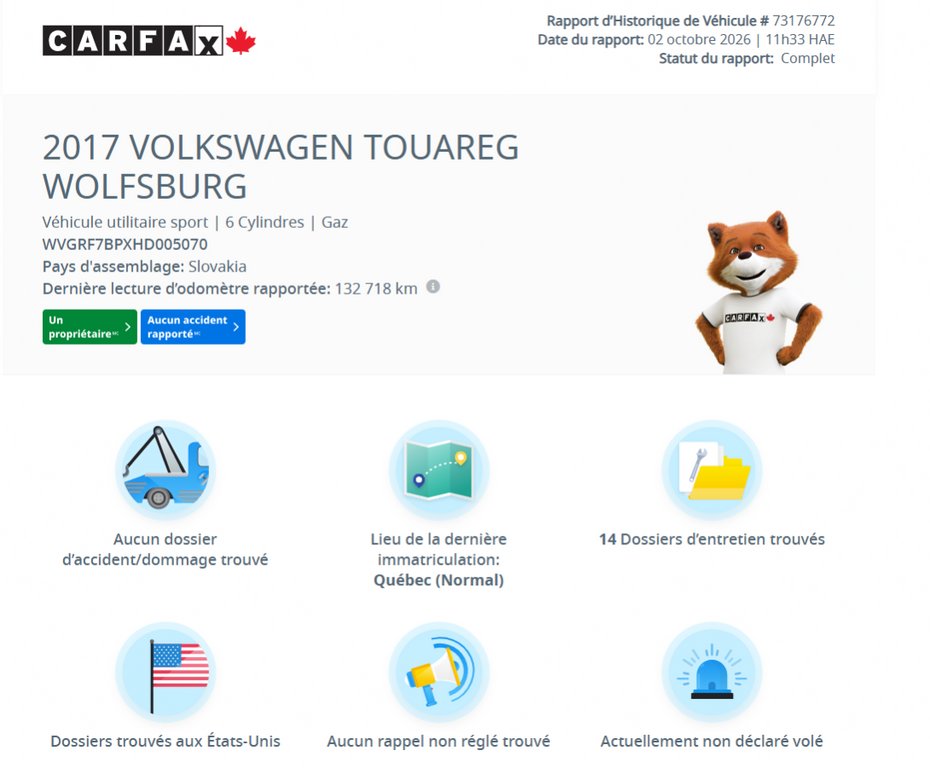 Volkswagen Touareg Wolfsburg Edition 4MOTION | TOIT PANO | CUIR | NAV | CAMÉRA +++ 2017 à Laval, Québec - 2 - w1024h768px