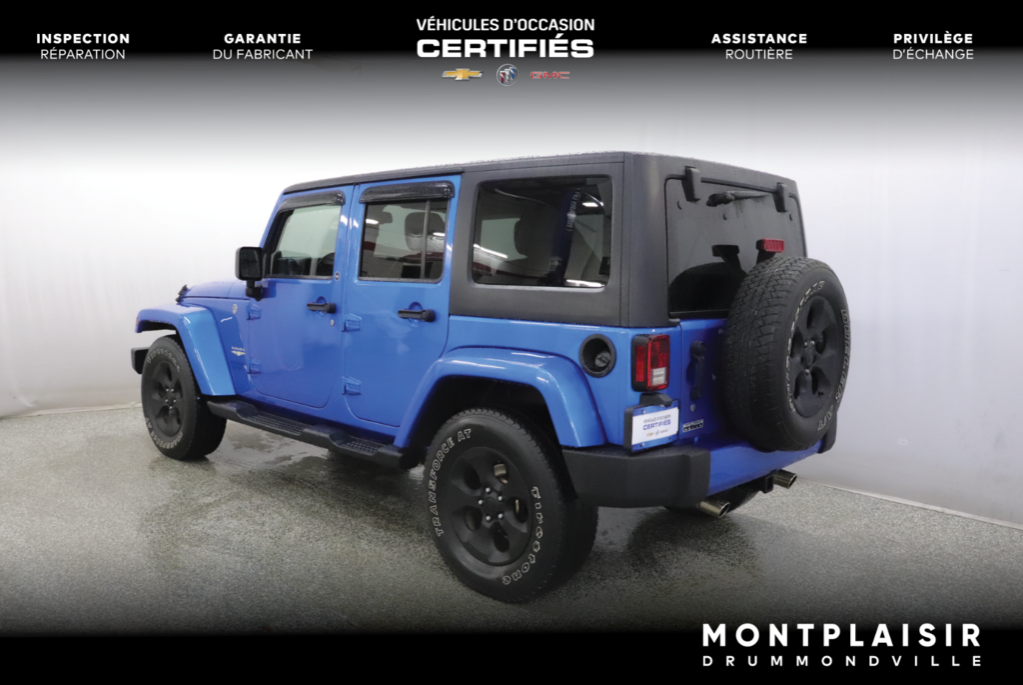 Garage Montplaisir Ltée Jeep Wrangler Unlimited SAHARA 4 PORTES VGA