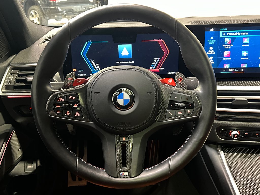 2024 BMW M3 COMPETITION*XDrive*M CARBON BUCKET SEATS*SUNROOF in Saint-Eustache, Quebec - 44 - w1024h768px