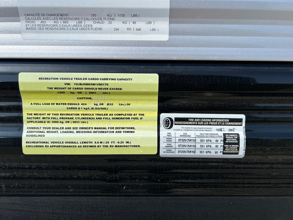 Jayco Jay Flight Octane 255**ROULOTTE CARGO**LIT QUEEN**AWNING 20PO** 2021 à Saint-Eustache, Québec - 7 - w1024h768px