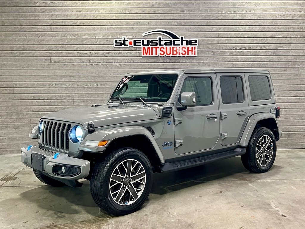 Jeep Wrangler 4xe HIGH ALTITUDE**4X4**PLUG-IN HYBRID**CUIR**CAMERA** 2023 à Saint-Eustache, Québec - 1 - w1024h768px