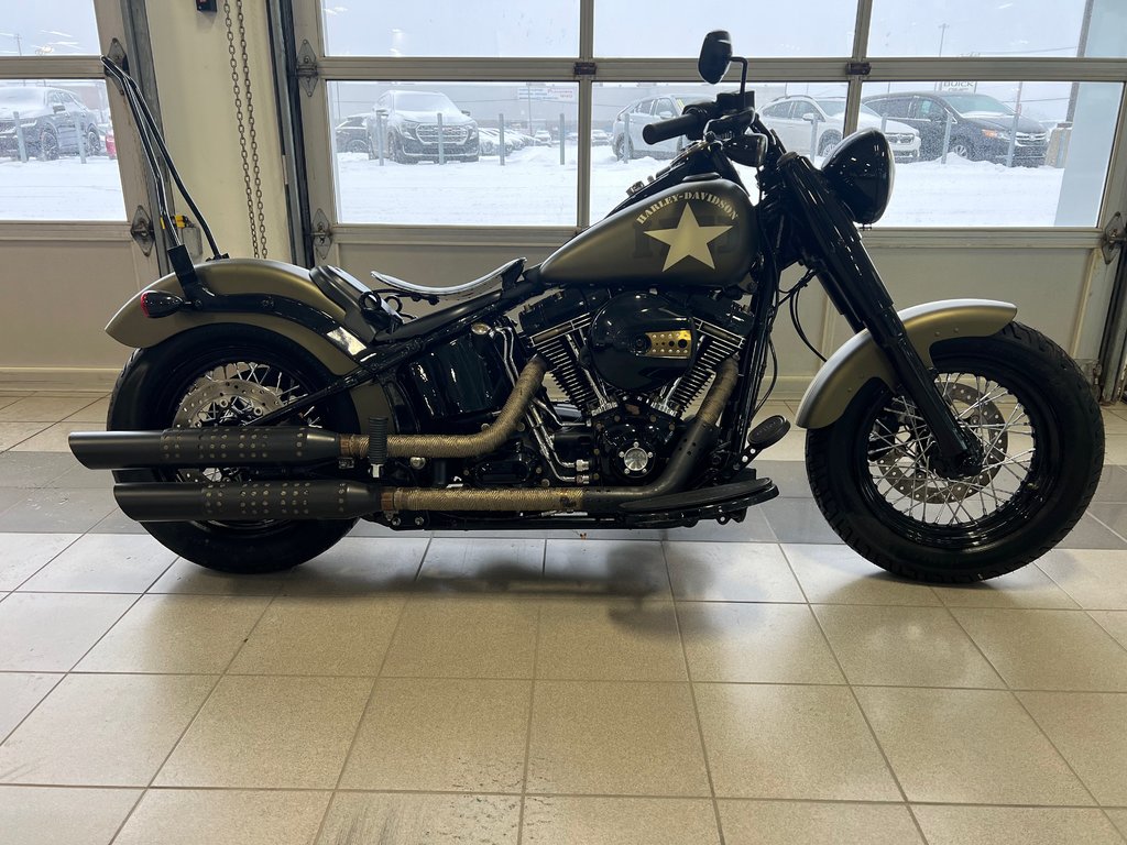 2017 HARLEY DAVIDSON SUPER SLIM ARMY EDITION in Charlemagne, Quebec - 1 - w1024h768px