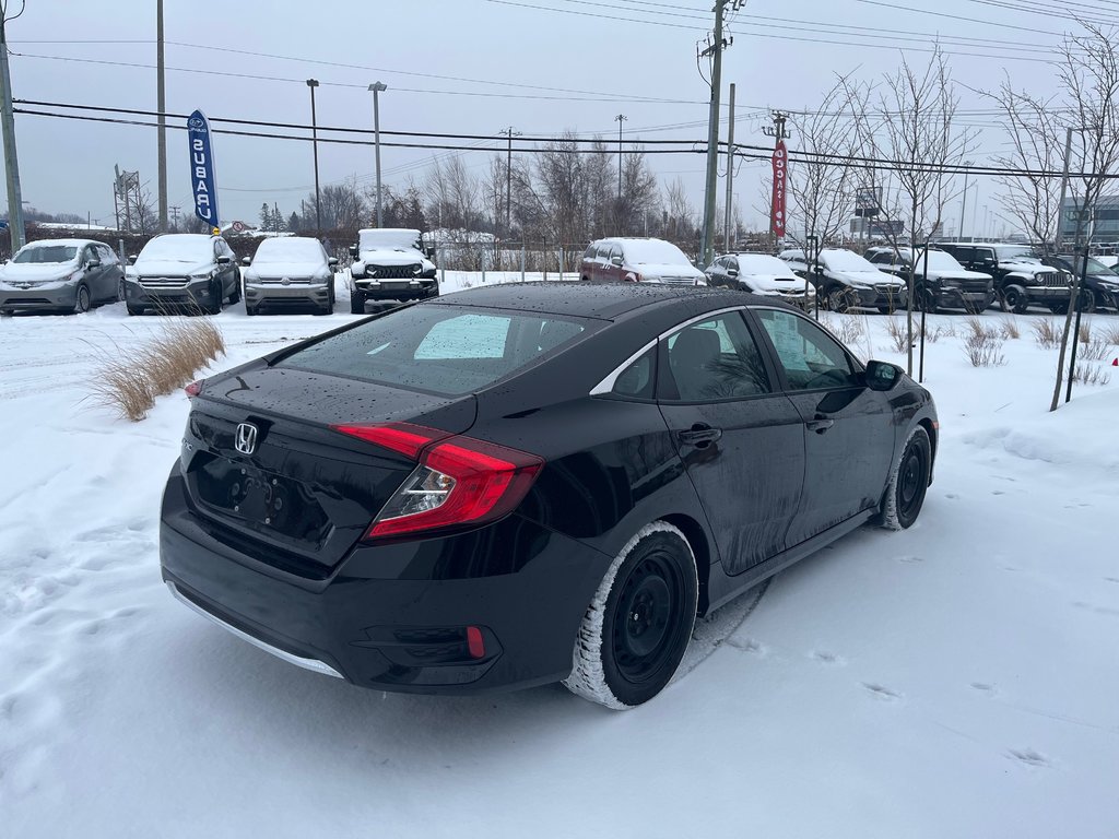 Honda Civic Sedan DX,MANUELLE,CAMÉRA DE RECUL,BLUETOOTH 2020 à Charlemagne, Québec - 11 - w1024h768px