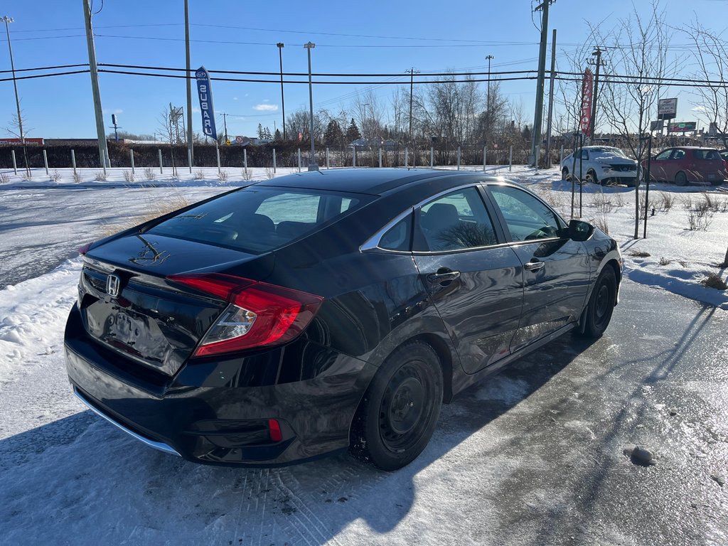 Honda Civic Sedan DX,MANUELLE,CAMÉRA DE RECUL,BLUETOOTH 2020 à Charlemagne, Québec - 11 - w1024h768px