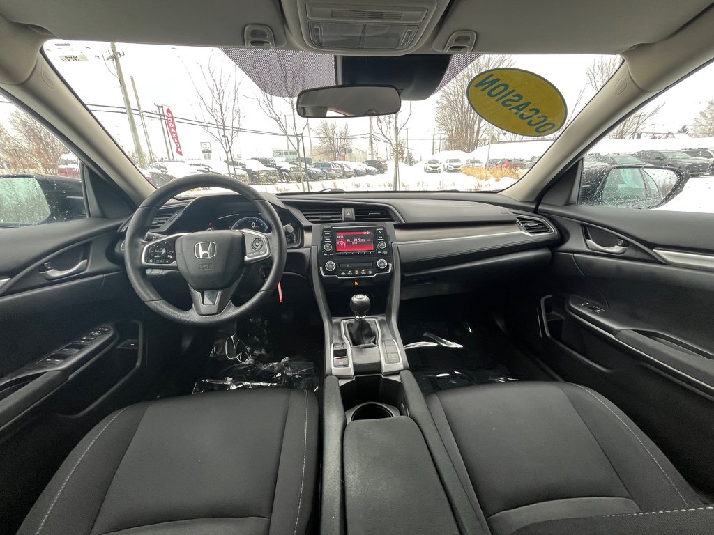 Honda Civic Sedan DX,MANUELLE,CAMÉRA DE RECUL,BLUETOOTH 2020 à Charlemagne, Québec - 10 - w1024h768px