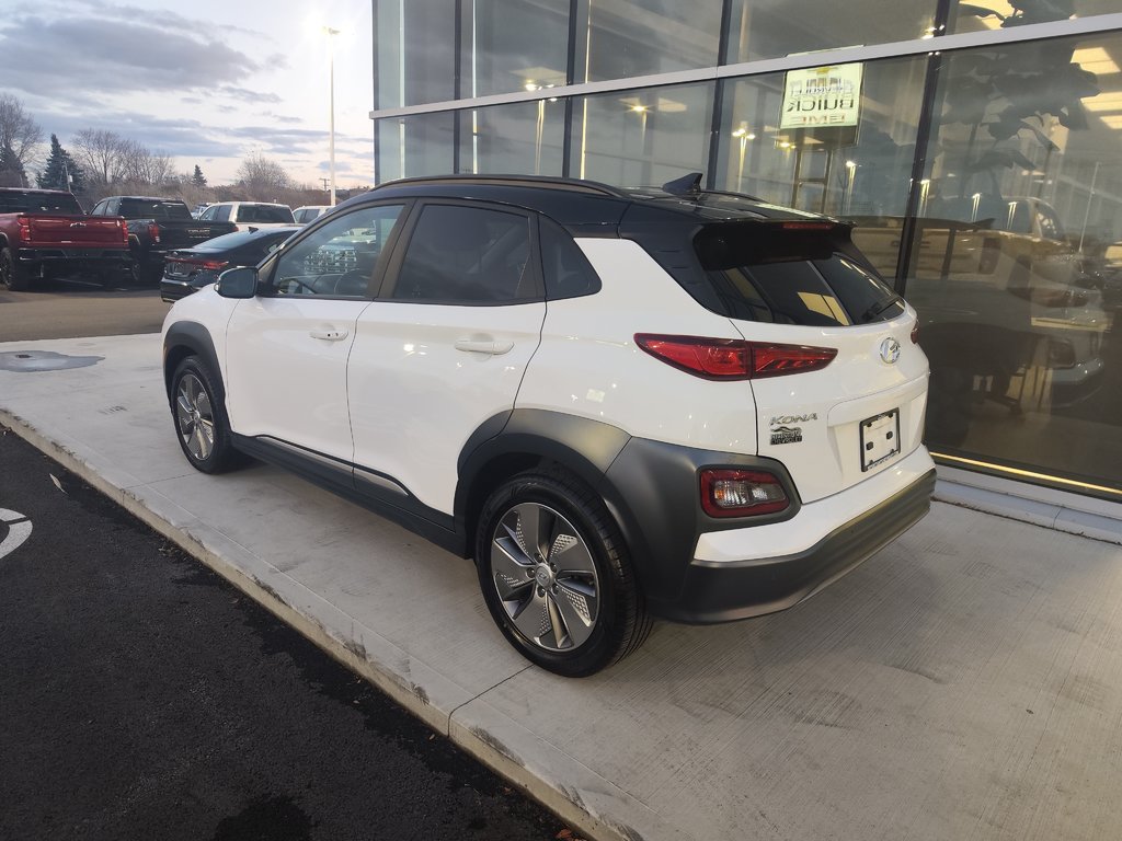 KONA ELECTRIC 2 ton , BLANC TOIT NOIR 2021 à Charlemagne, Québec - 4 - w1024h768px