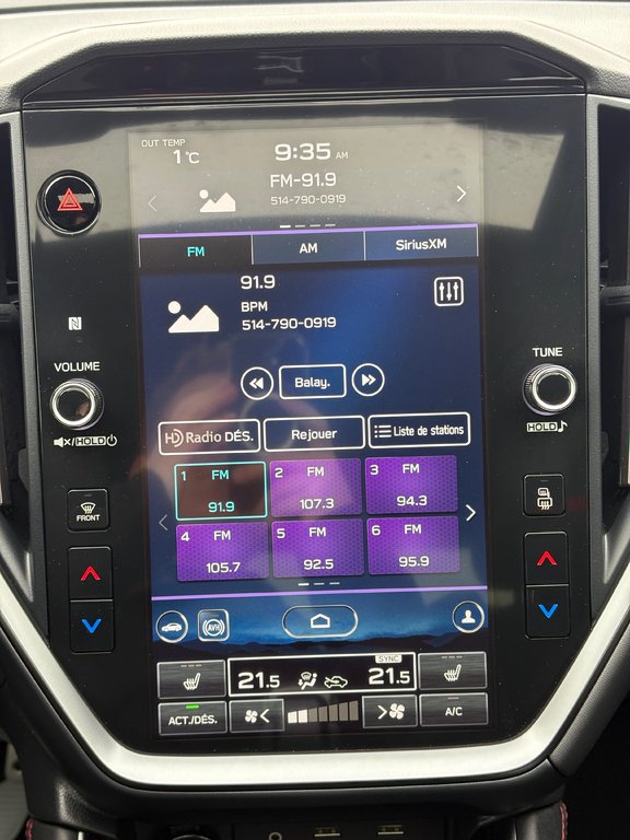 2023 Subaru WRX SPORT-TECH,CAMÉRA DE RECUL,BANC CHAUFFANT, in Charlemagne, Quebec - 18 - w1024h768px