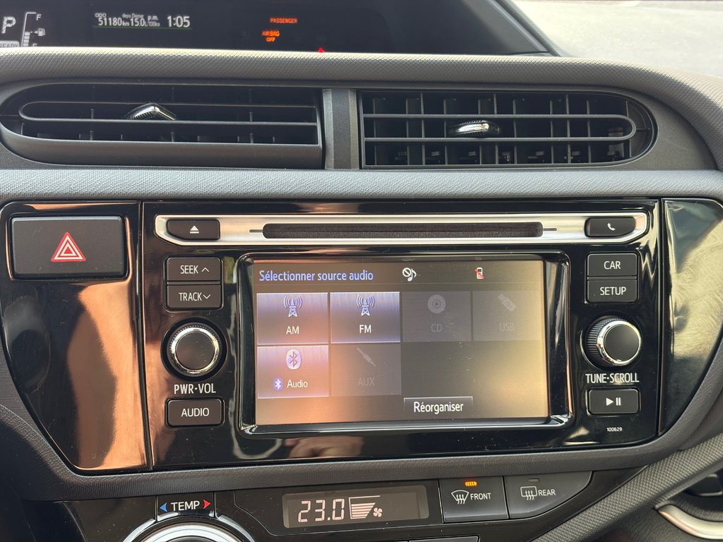 2017 Toyota Prius C TECHNOLOGY, CAMÉRA DE RECUL, BANC CHAUFFANT in Charlemagne, Quebec - 18 - w1024h768px