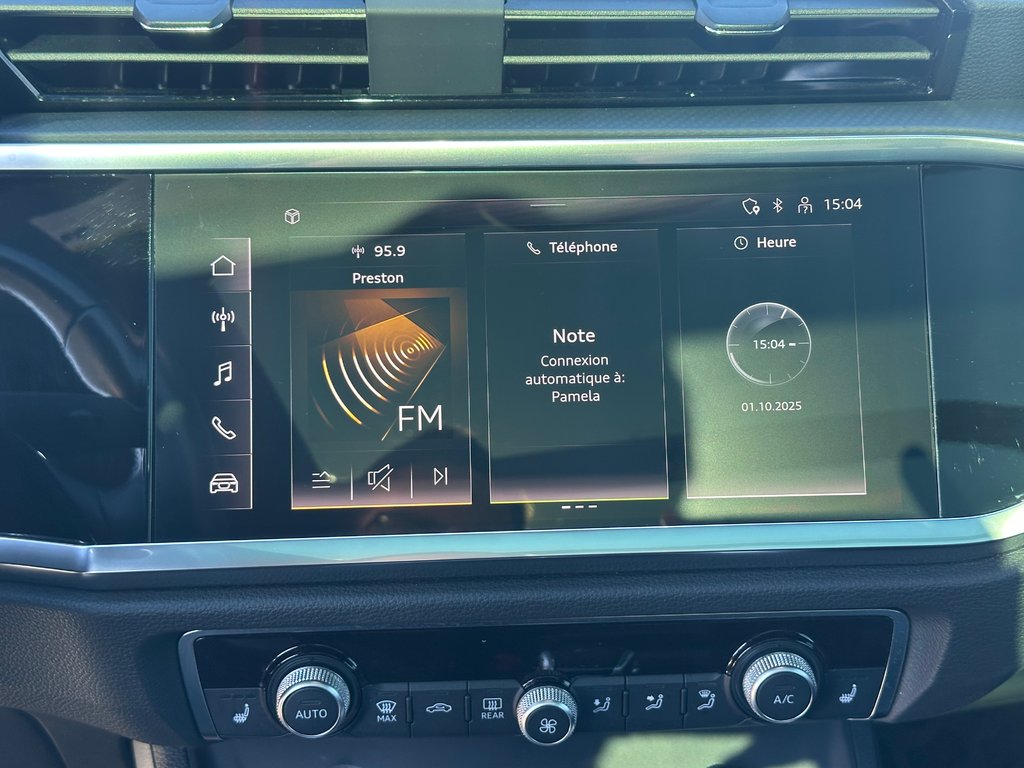 Audi Q3 Komfort SLINE CUIR TOIT PANORAMIQUE 2024 à St-Jean-Sur-Richelieu, Québec - 19 - w1024h768px