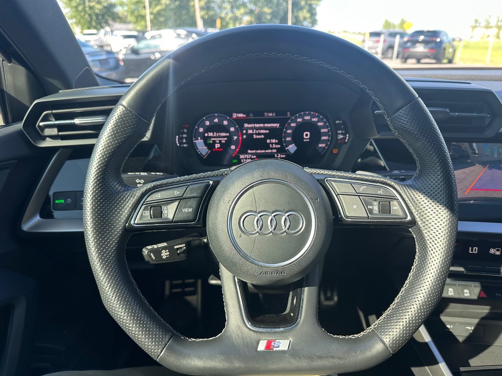 Audi S3 SEDAN Komfort CUIR TOIT OUVRANT SEULEMENT 036723 KM 2023 à St-Jean-Sur-Richelieu, Québec - 18 - w1024h768px