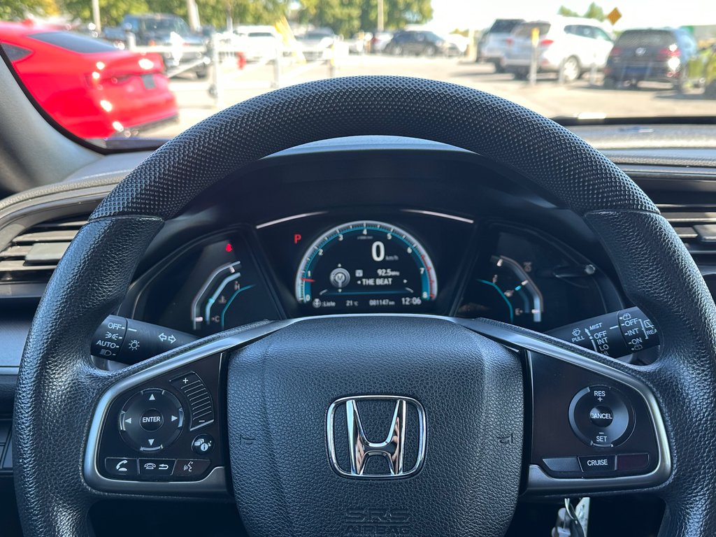 Honda Civic Hatchback LX TURBO SIEGES CHAUFFANTS 2018 à St-Jean-Sur-Richelieu, Québec - 20 - w1024h768px