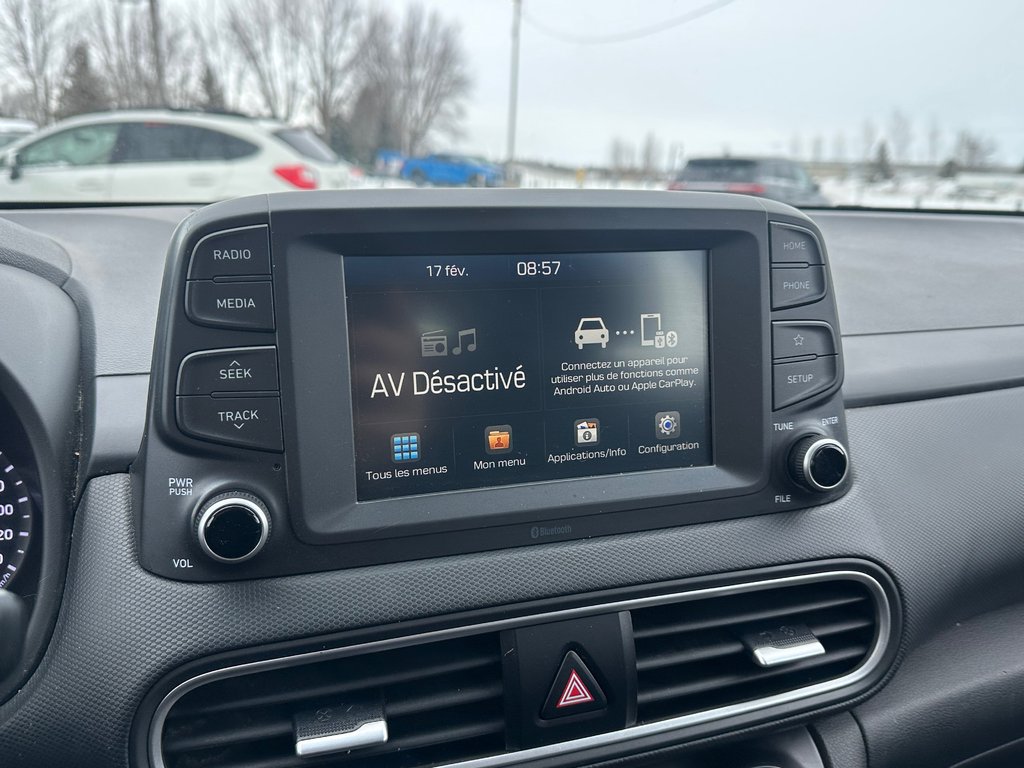 2021 Hyundai Kona AWD SIEGES CHAUFFANTS APPLE CARPLAY ANDROID AUTO in St-Jean-Sur-Richelieu, Quebec - 22 - w1024h768px