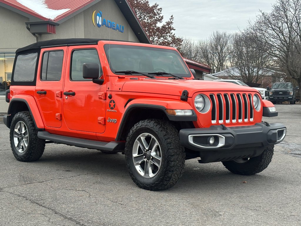 2019 Jeep Wrangler Unlimited Sahara 4X4 SEULEMENT  087695 KM in St-Jean-Sur-Richelieu, Quebec - 1 - w1024h768px
