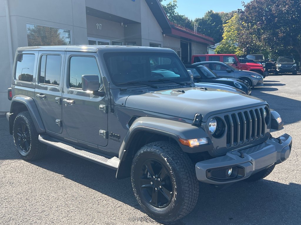 Wrangler Unlimited Altitude CUIR NAVI 2021 à St-Jean-Sur-Richelieu, Québec - 1 - w1024h768px