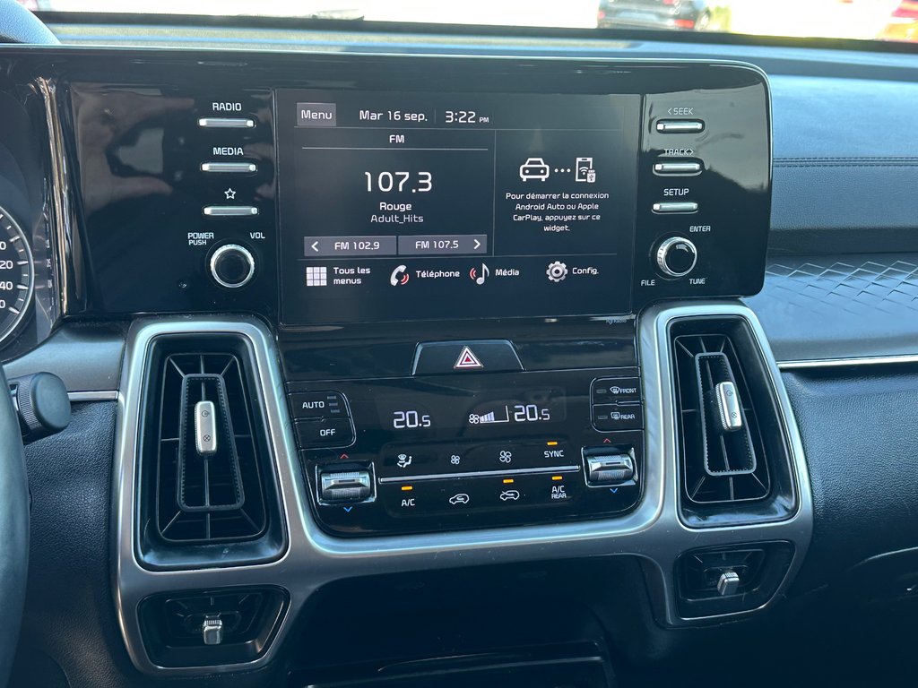 2022 Kia Sorento LX AWD 7 PASSAGERS SEULEMENT 047625 KM in St-Jean-Sur-Richelieu, Quebec - 21 - w1024h768px