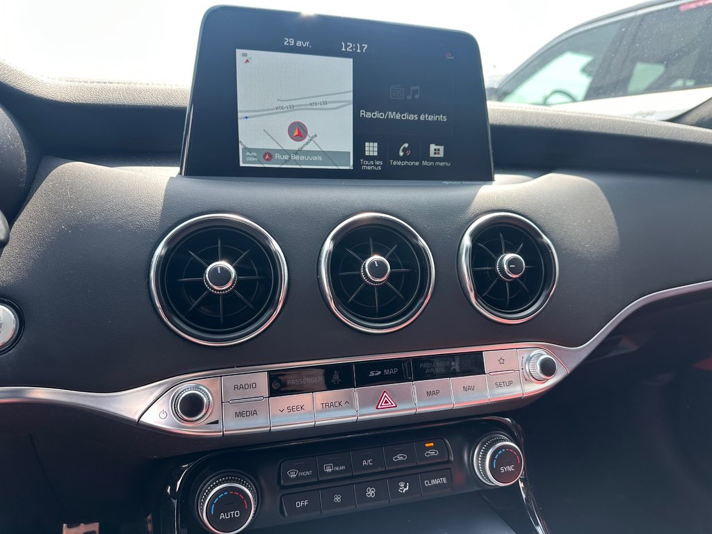 Kia Stinger GT Limited CUIR NAVIGATION SEULEMENT 068421 KM 2021 à St-Jean-Sur-Richelieu, Québec - 17 - w1024h768px
