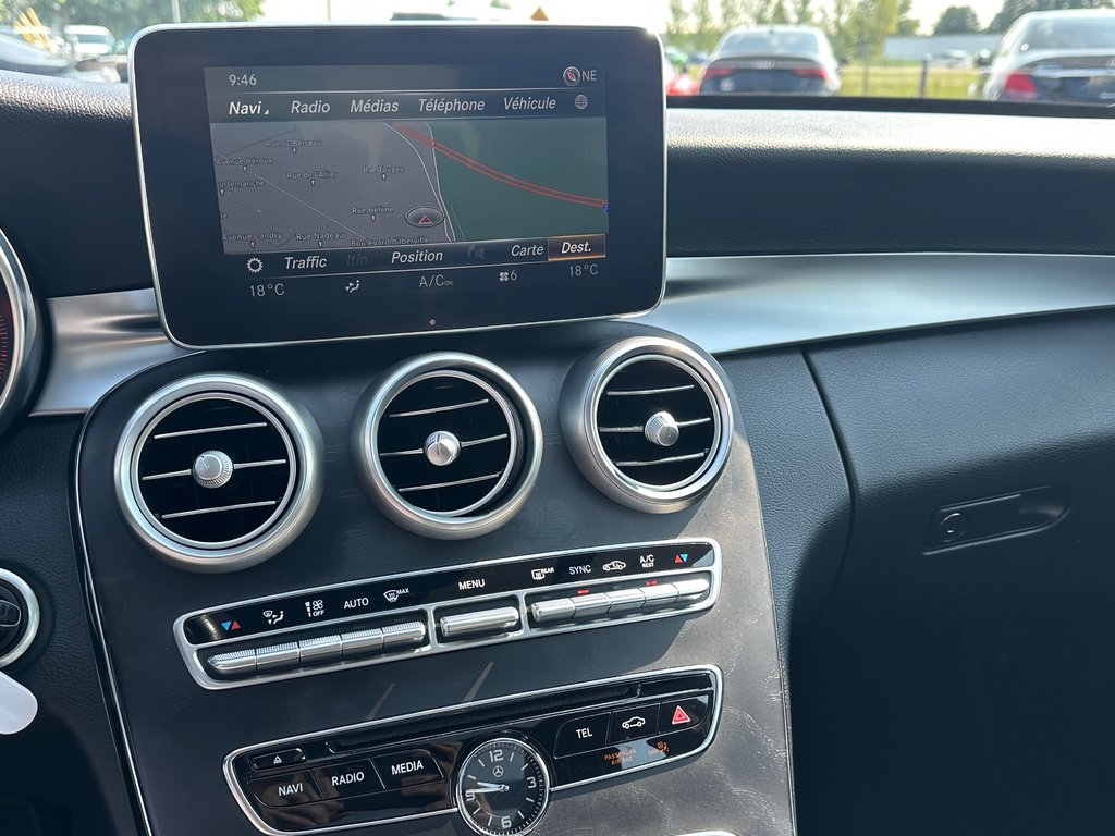 2018 Mercedes-Benz C-Class C 300 PREMIUM 4 MATIC CUIR NAVIGATION TOIT PANO in St-Jean-Sur-Richelieu, Quebec - 24 - w1024h768px
