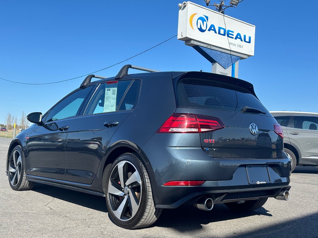 Volkswagen Golf GTI CUIR NAVIGATION TOIT OUVRANT 2019 à St-Jean-Sur-Richelieu, Québec - 4 - w1024h768px
