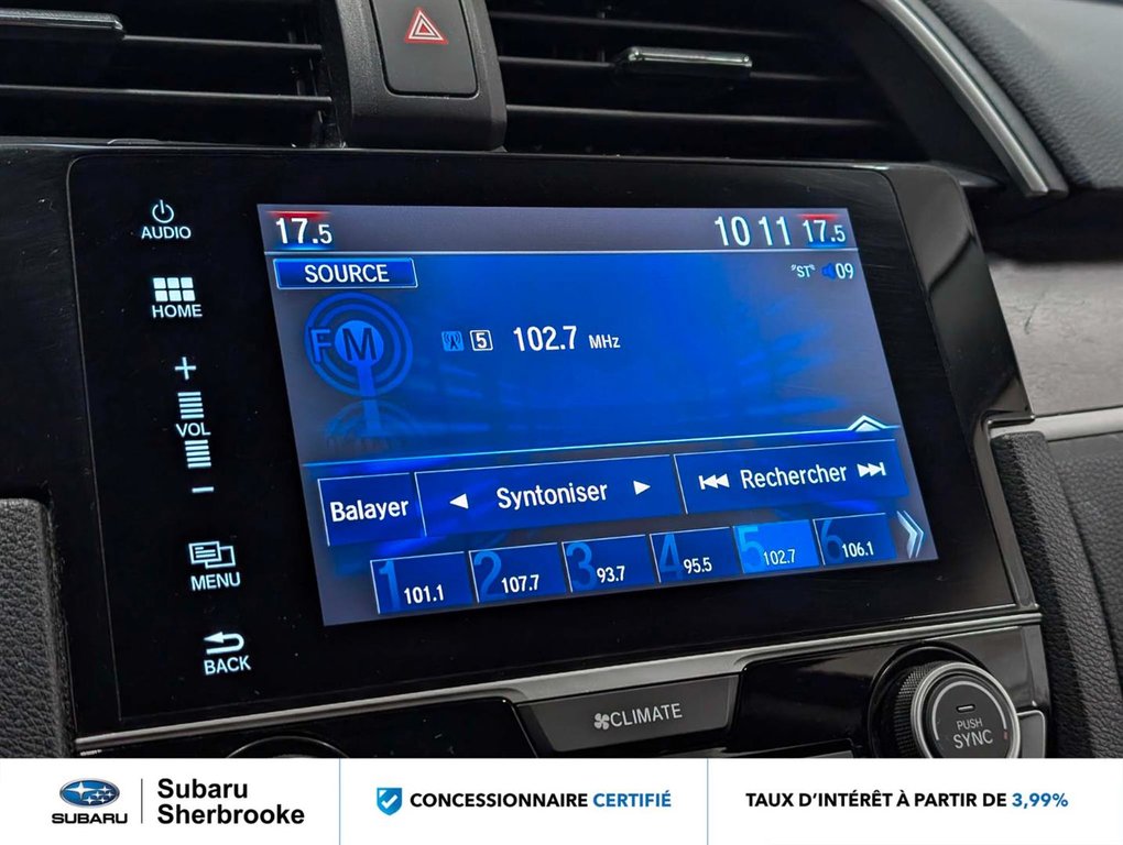 Honda Civic Berline EX-T/automatique 2018 à Sherbrooke, Québec - 12 - w1024h768px