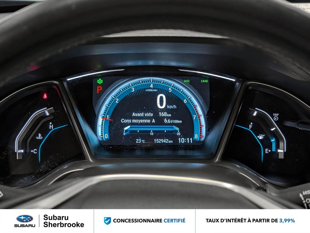 Honda Civic Berline EX-T/automatique 2018 à Sherbrooke, Québec - 18 - w1024h768px