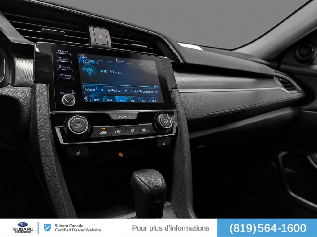 2019 Honda Civic Berline LX in Sherbrooke, Quebec - 9 - w1024h768px