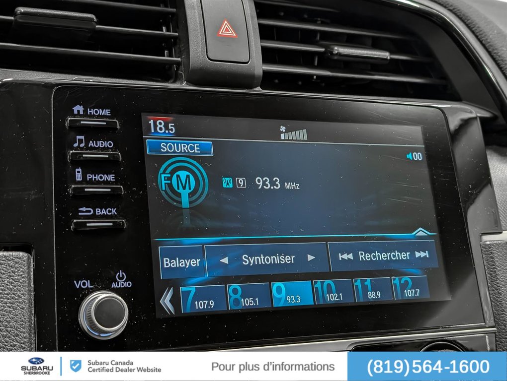 2019 Honda Civic Berline LX in Sherbrooke, Quebec - 10 - w1024h768px