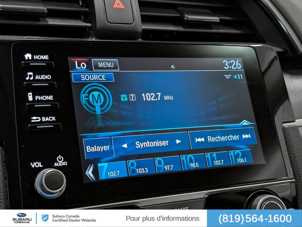 2021 Honda Civic Berline LX in Sherbrooke, Quebec - 10 - w1024h768px