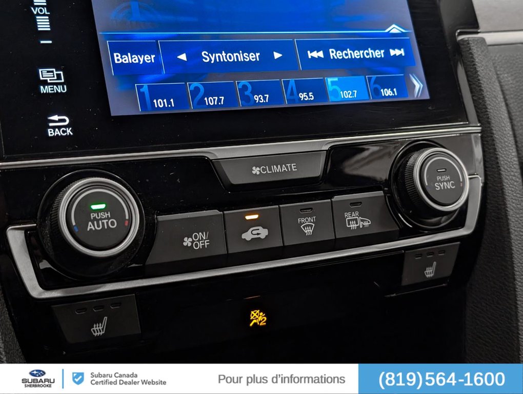 2018 Honda Civic Berline EX-T in Sherbrooke, Quebec - 11 - w1024h768px