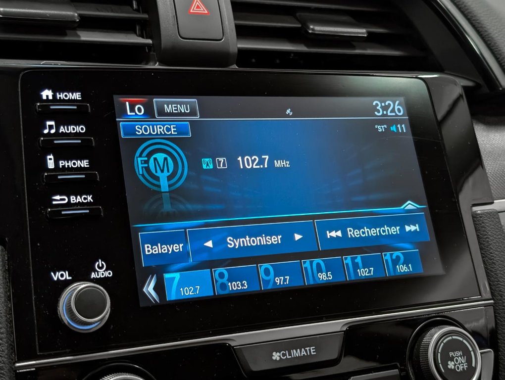 Honda Civic Sedan LX CVT 2021 à Sherbrooke, Québec - 10 - w1024h768px