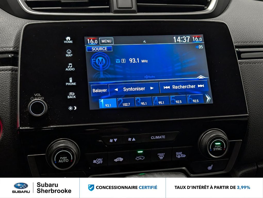 Honda CR-V Touring AWD 2018 à Sherbrooke, Québec - 11 - w1024h768px
