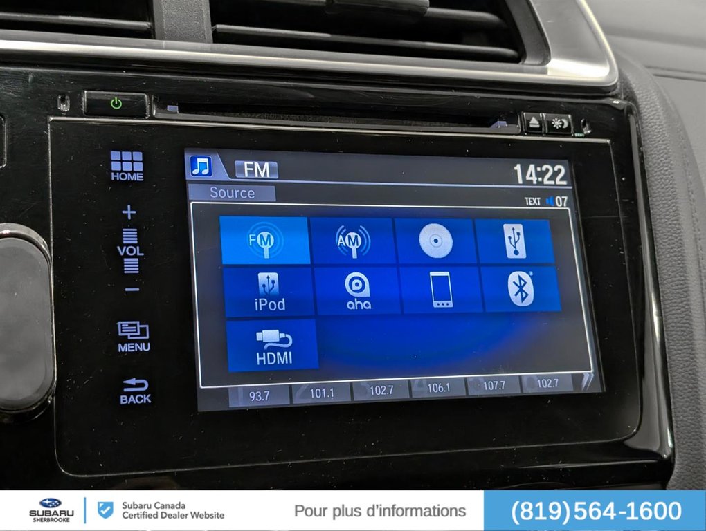 2016 Honda Fit LX/Automatique in Sherbrooke, Quebec - 9 - w1024h768px