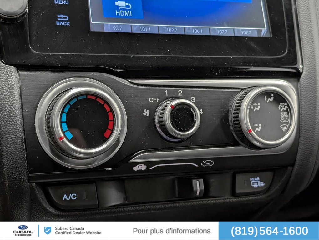 2016 Honda Fit LX/Automatique in Sherbrooke, Quebec - 10 - w1024h768px