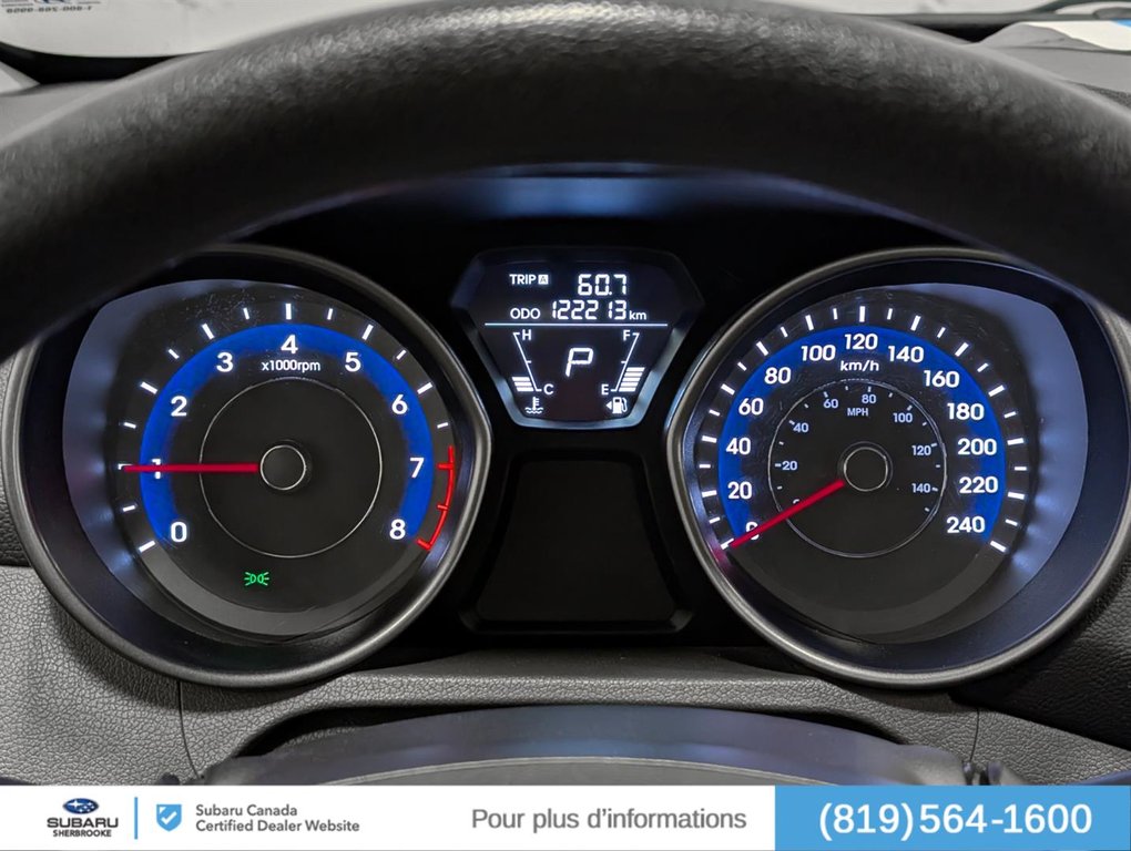 Hyundai Elantra GL / automatique 2013 à Sherbrooke, Québec - 20 - w1024h768px