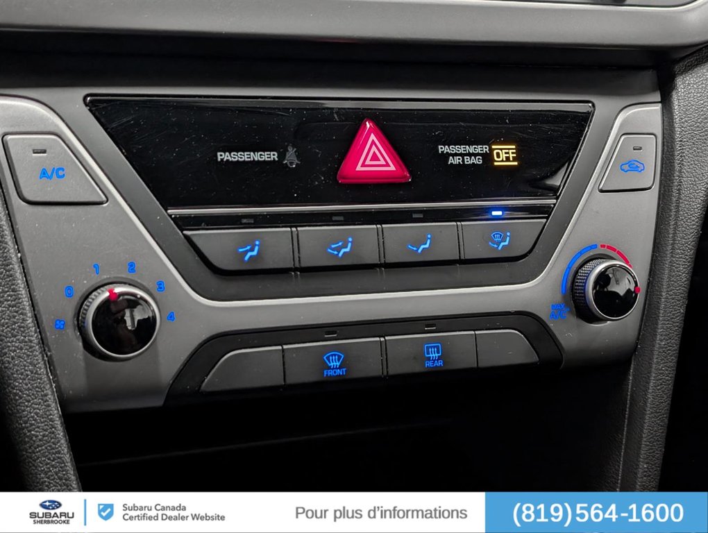 Hyundai Elantra GL / Automatique 2018 à Sherbrooke, Québec - 10 - w1024h768px