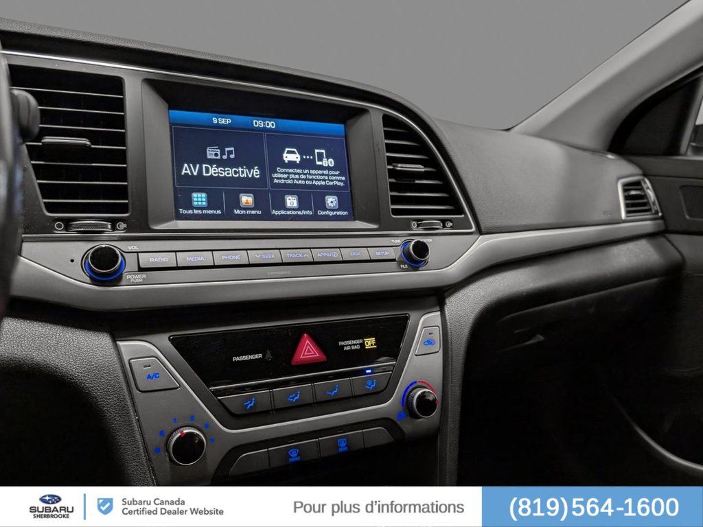 Hyundai Elantra GL / Automatique 2018 à Sherbrooke, Québec - 7 - w1024h768px
