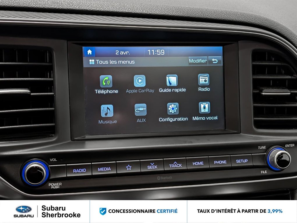 Hyundai Elantra Preferred Auto w-Sun - Safety Package 2019 à Sherbrooke, Québec - 11 - w1024h768px