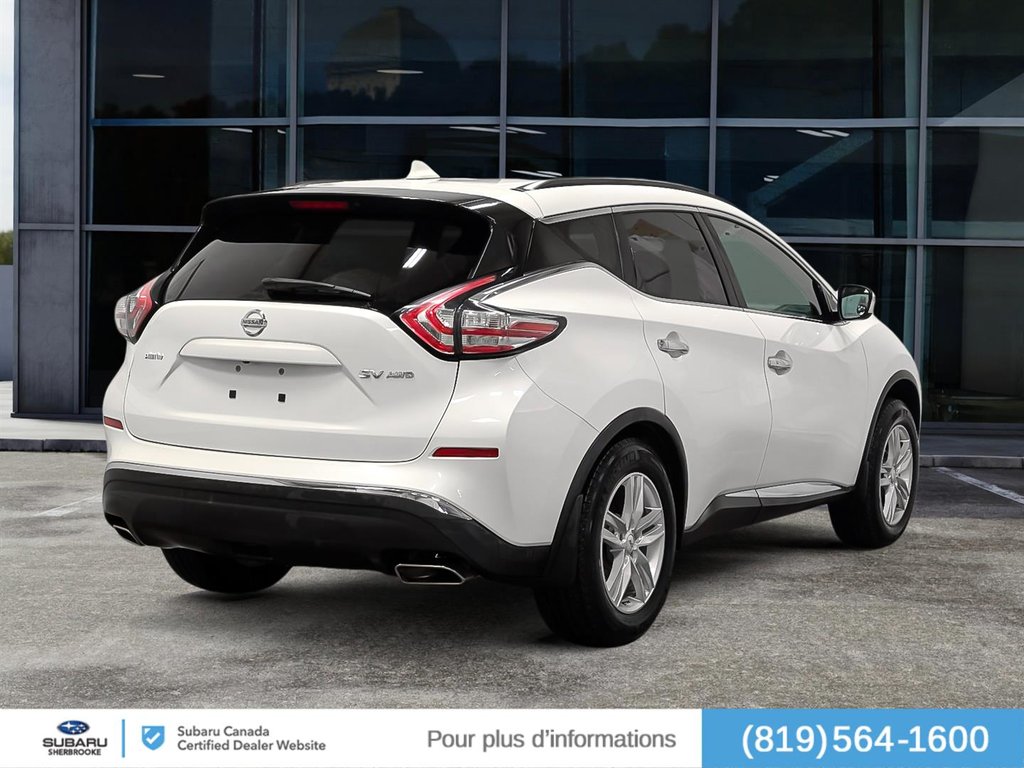 Nissan Murano SV/AWD 2017 à Sherbrooke, Québec - 5 - w1024h768px