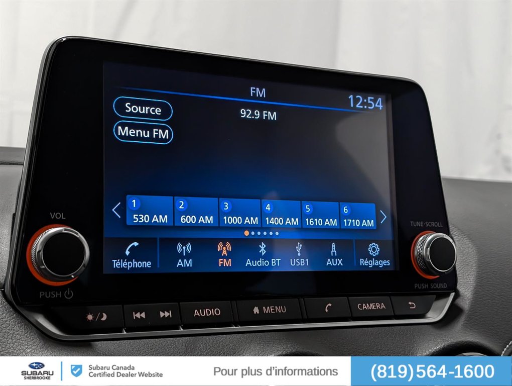 Nissan Sentra SV/automatique 2023 à Sherbrooke, Québec - 14 - w1024h768px