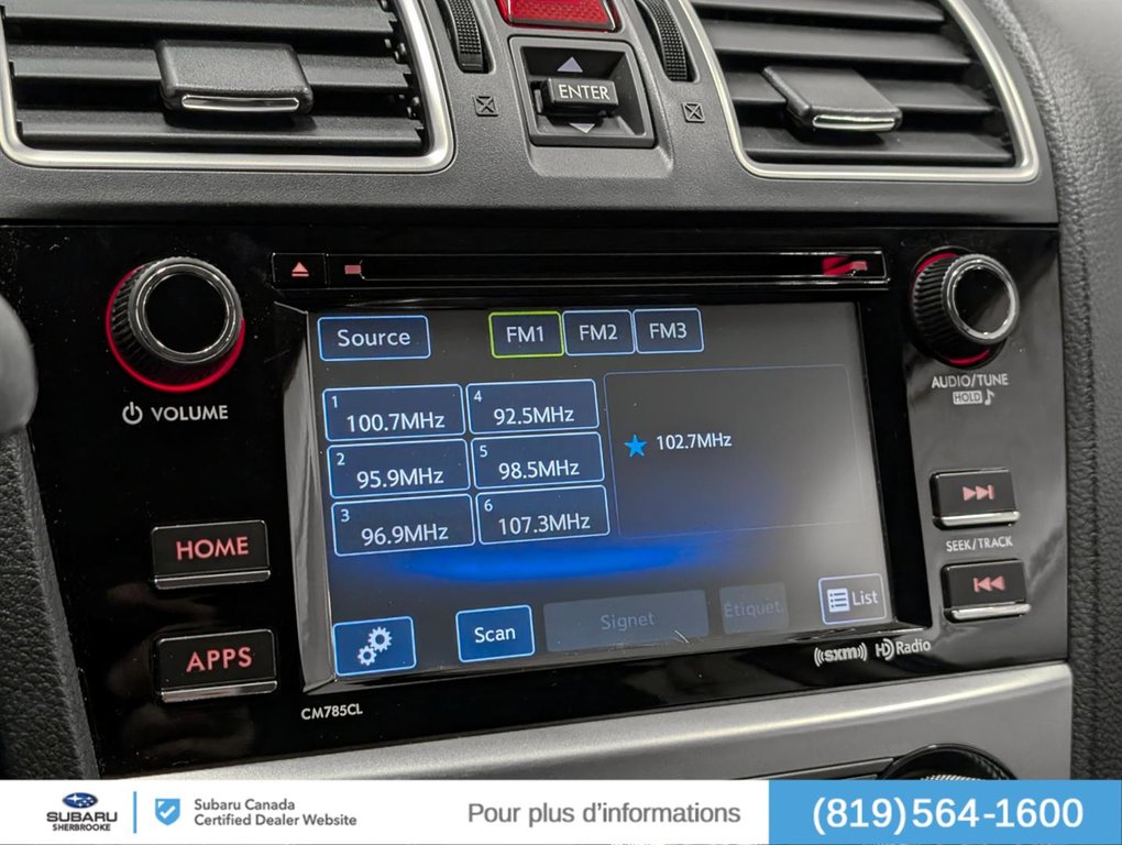 Subaru Crosstrek Touring/AWD 2016 à Sherbrooke, Québec - 15 - w1024h768px