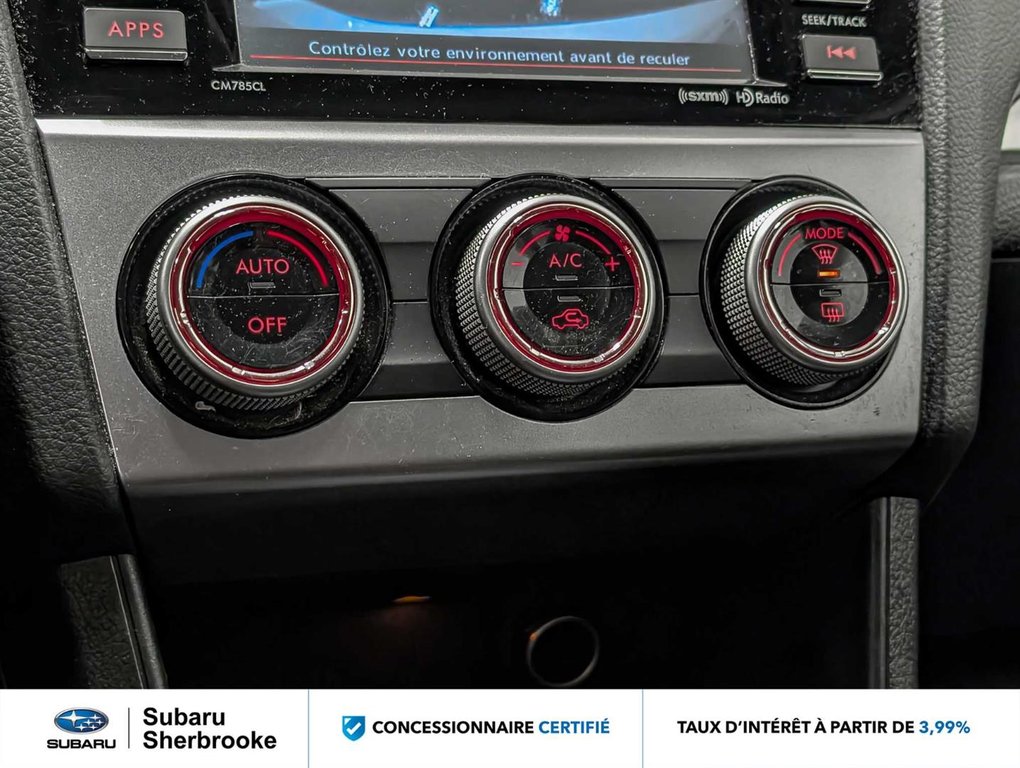 Subaru Crosstrek Touring/AWD 2017 à Sherbrooke, Québec - 12 - w1024h768px