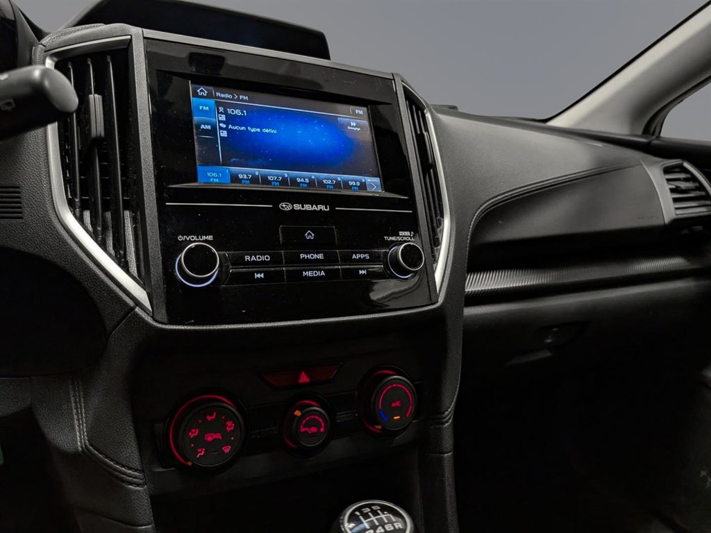 Subaru Crosstrek Convenience/Manual 2018 à Sherbrooke, Québec - 10 - w1024h768px