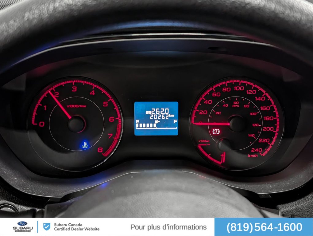2020 Subaru Crosstrek Convenience/Manuel/AWD in Sherbrooke, Quebec - 15 - w1024h768px