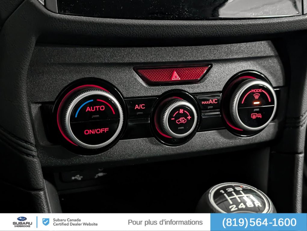 2020 Subaru Crosstrek Convenience/Manuel/AWD in Sherbrooke, Quebec - 10 - w1024h768px
