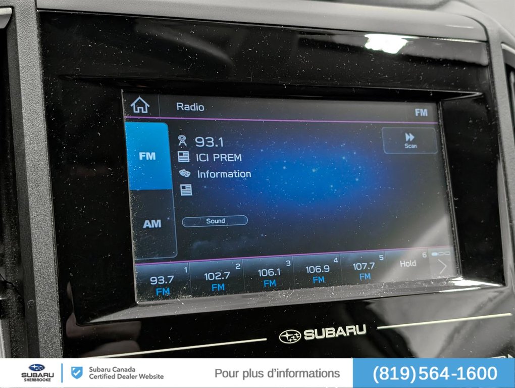 Subaru Crosstrek Convenience/AWD 2021 à Sherbrooke, Québec - 10 - w1024h768px
