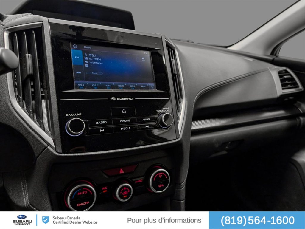 Subaru Crosstrek Convenience/AWD 2021 à Sherbrooke, Québec - 9 - w1024h768px