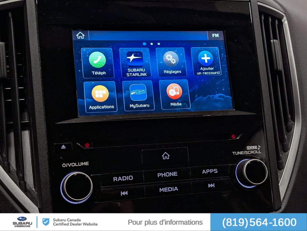 Subaru Crosstrek Touring Manual 2021 à Sherbrooke, Québec - 9 - w1024h768px